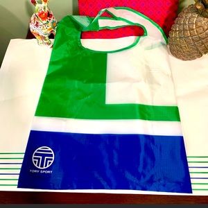 Tory Burch Sport brand new nylon shopping bags